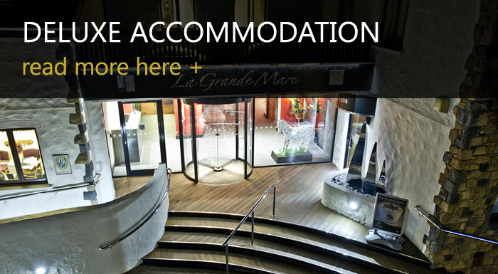 Hotel accommodation.