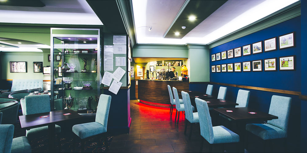 The Club bar.